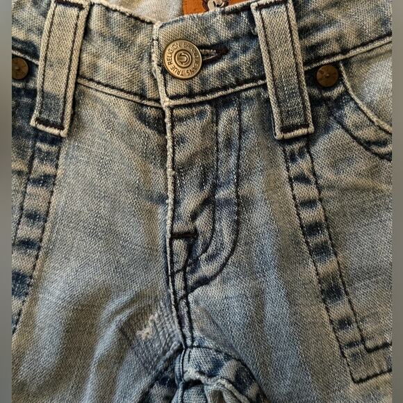 Women's True Religion 504 Light Blue Faded Jeans RN 108474 - Sz 27 - Picture 7 of 8